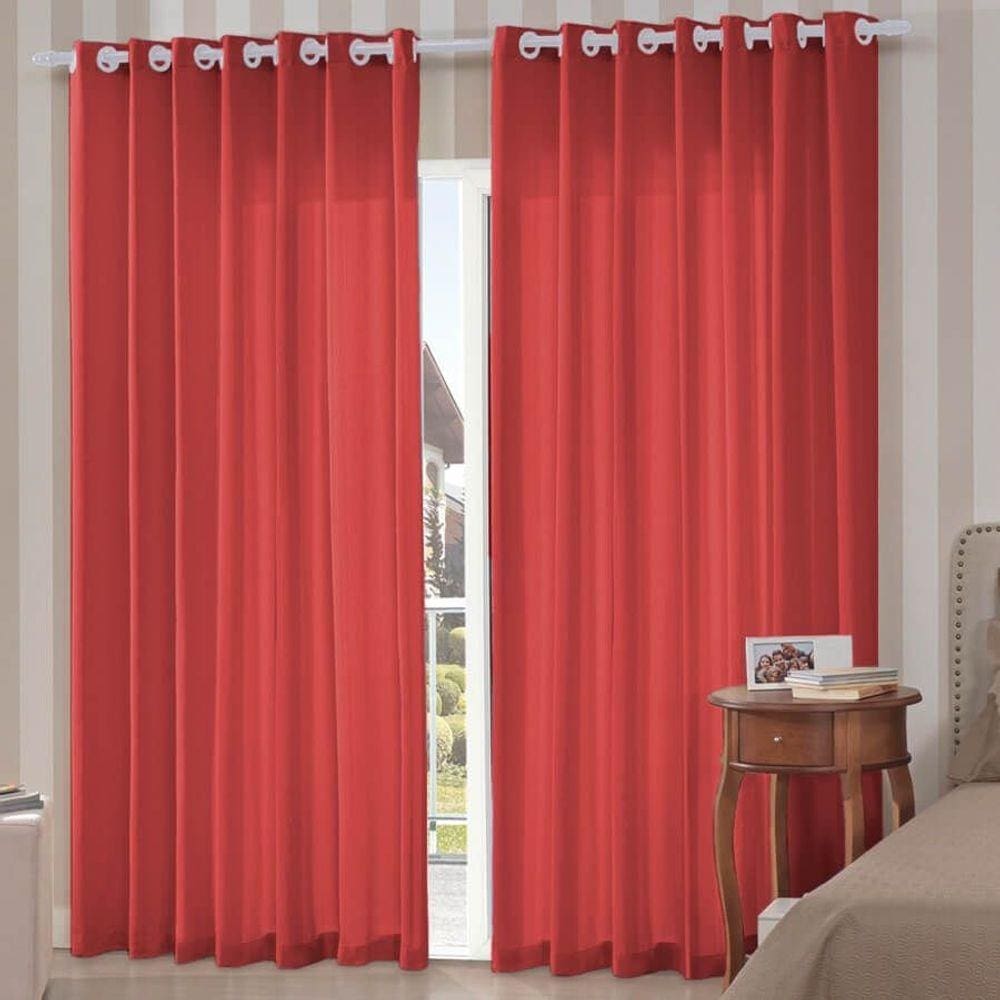 Cortina Rústica New Pantex 3,00 x 1,70 Bella Janela