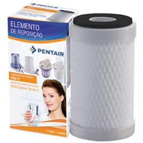 Refil para Filtro de Água Hidrofiltros Carbon Block 5" 907-0021 e 907-0020 para Cozinha