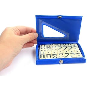 Jogo Mini Dominó De Osso Com 28 Peças Profissional