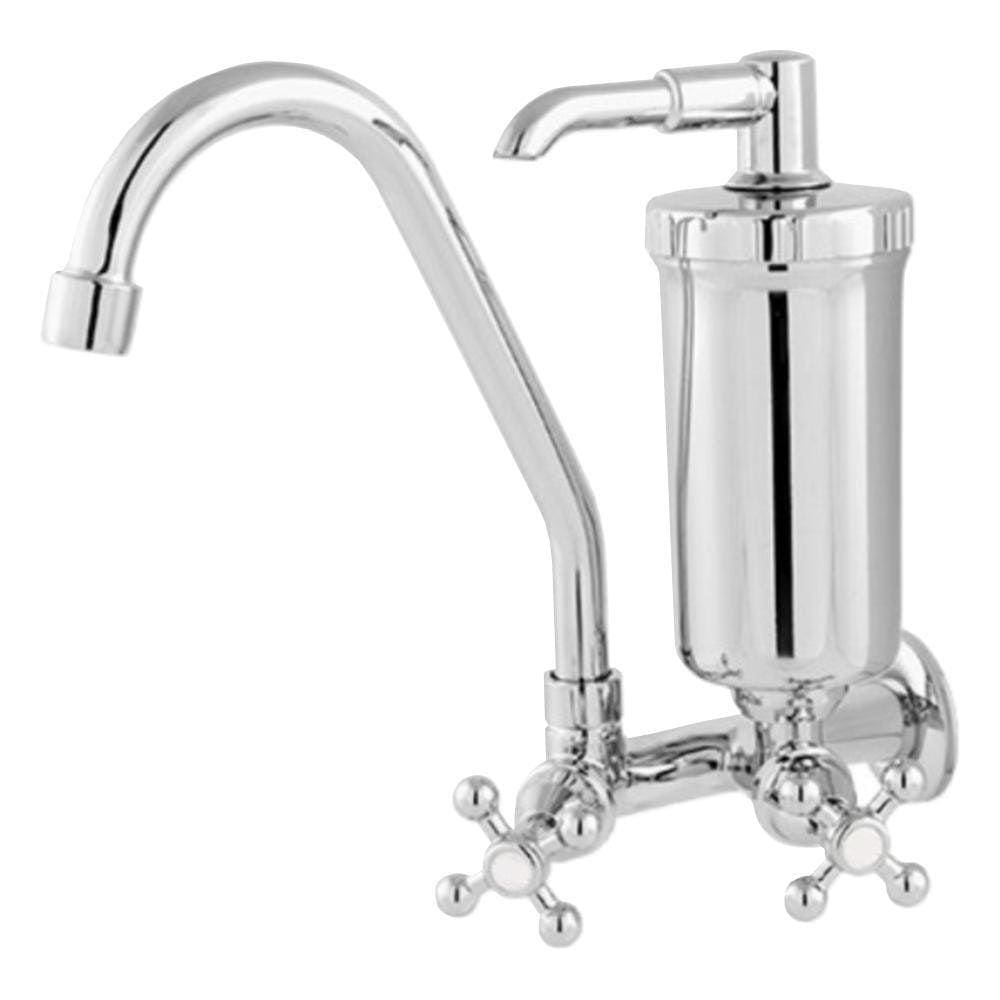 Torneira Cozinha Com Filtro/Purificador De Água Oliveira 2167 C-33 De Parede Com Bica Móvel 1/4 Volta