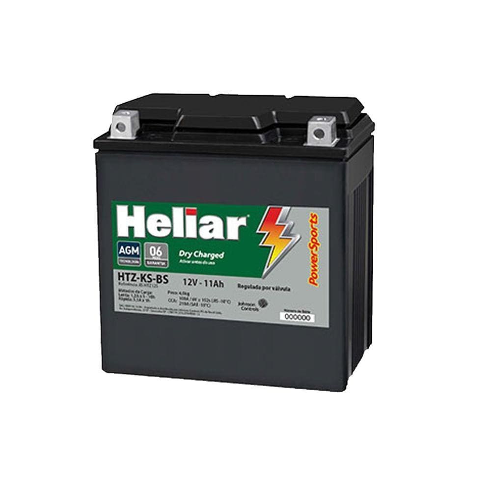 Bateria Selada 11AH Heliar HTZ12S-BS PowerSport Dry Charged