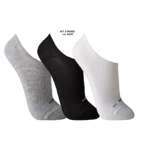 Meia Feminina Sapatilha Lupo Kit com 6 Pares de Meias 03270