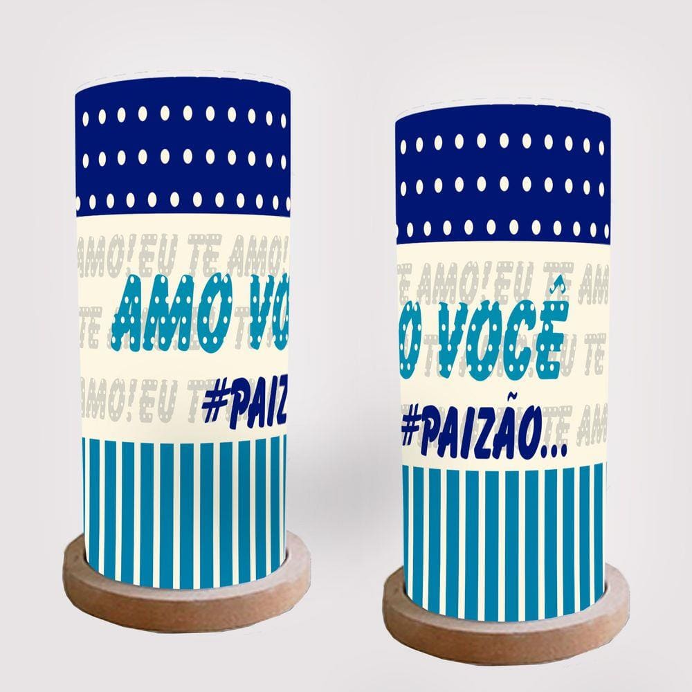 Abajur decorativo Dia dos Pais Modelo 01
