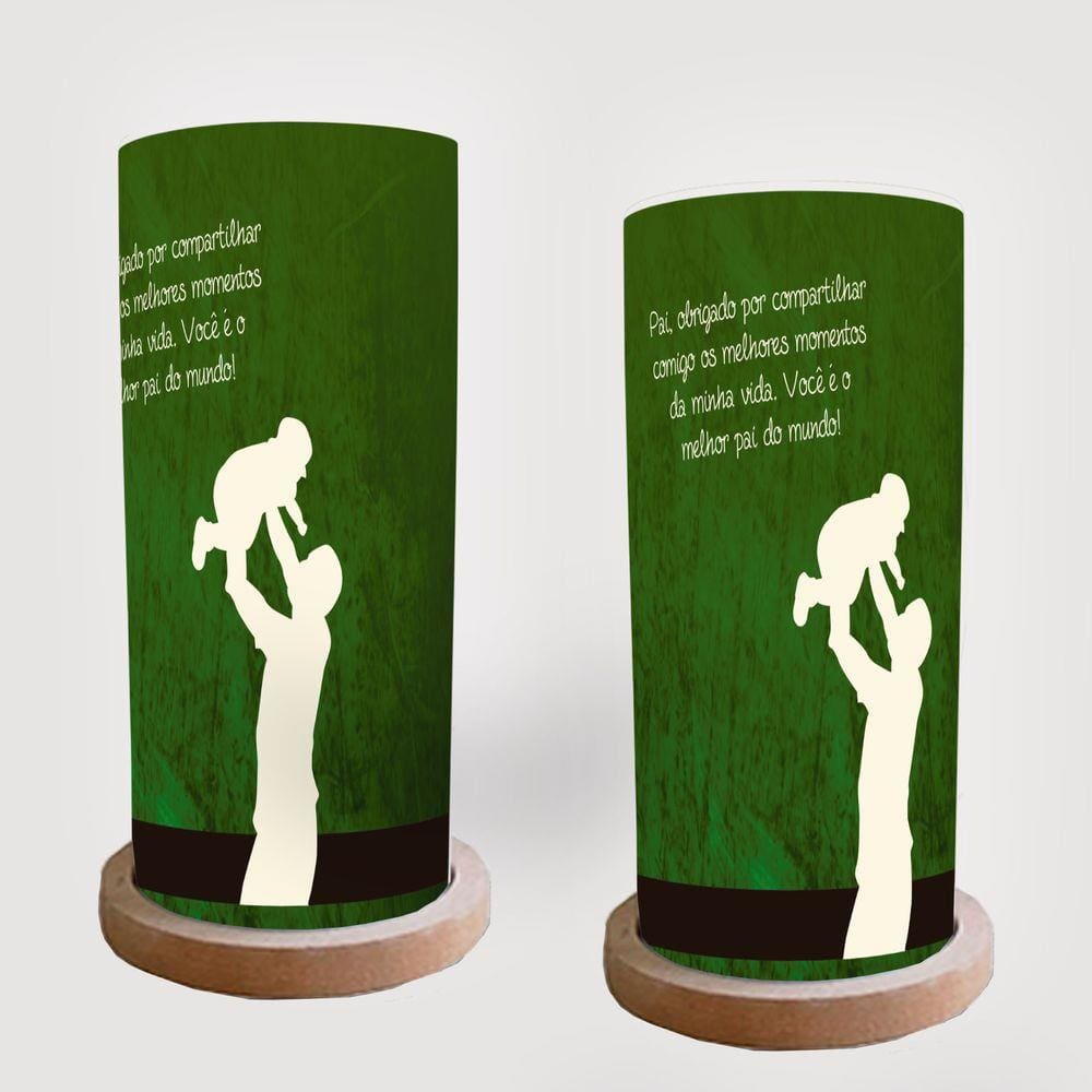 Abajur decorativo Dia dos Pais Modelo 11