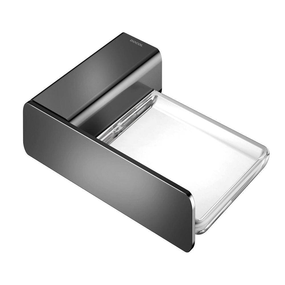 Saboneteira Docol Flat Grafite Polido