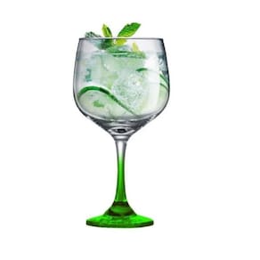 Taças De Gin Bicolor De Vidro 705Ml 4 Pçs Begônia