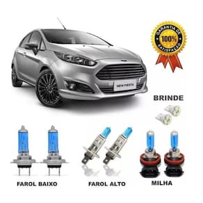 Kit Completo Lampada Super Branca New Fiesta 2016