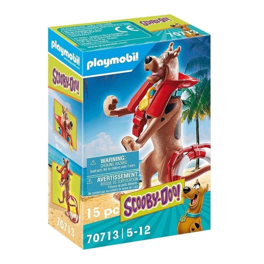Brinquedo Playmobil Boneco Scooby Doo Salva Vidas 70713