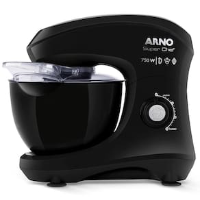 Batedeira Planetária Arno Super Chef 750W 127V Km01 Preto