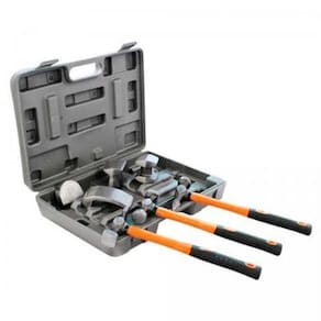 Kit De Martelo E Tasso Bremen C/7Pcs Em Aco C/Maleta