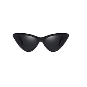 Óculos De Sol Feminino Gatinho Cat Eye Preto