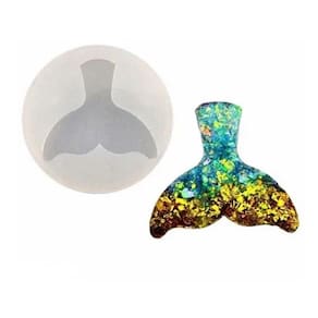 Molde De Silicone Cauda De Sereia, Resina, Confeitaria, Biscuit Molds Planet