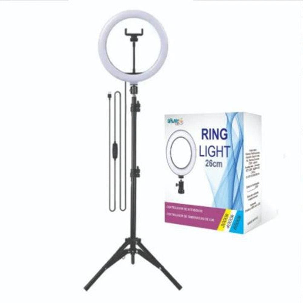 Ring Ligth - 26 Cm 10`` + Tripé 2.1 Metros
