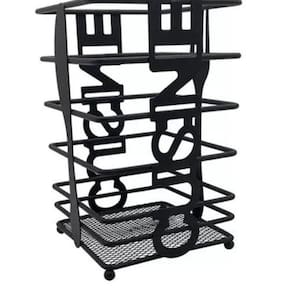 Porta Talher Escorredor Aramado Black 16X10Cm - Clink