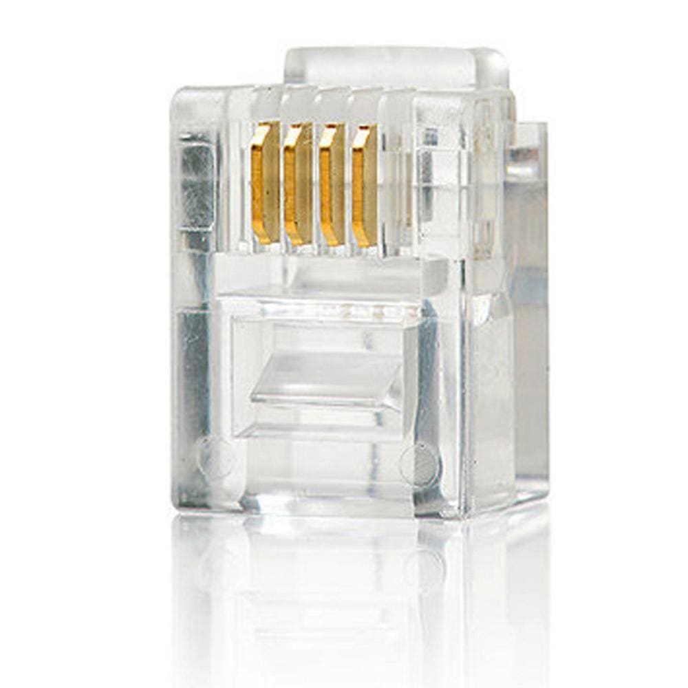 Conector Rj11 6P4C C/ 10 Pcs