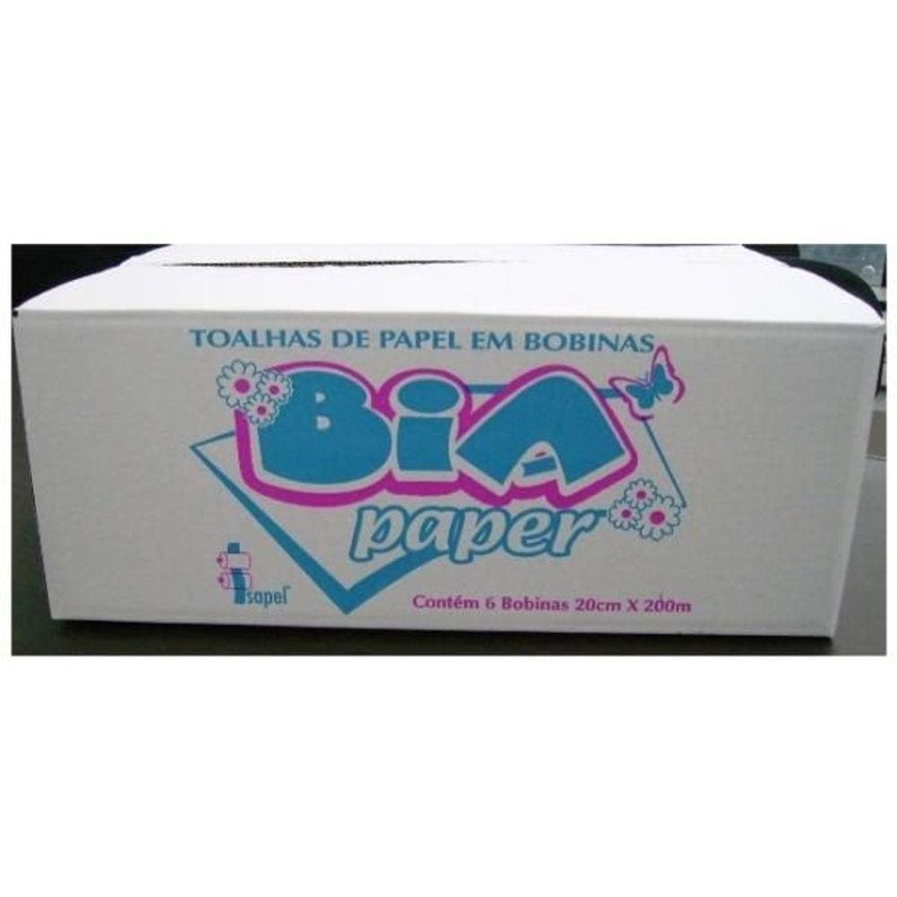 Toalha bobina 20x200x6 Bia Paper extra Isapel