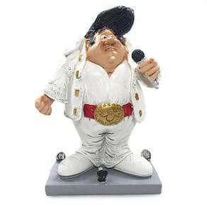 Elvis Presley Caricatura - Enfeite Estatueta em Resina Decorativa