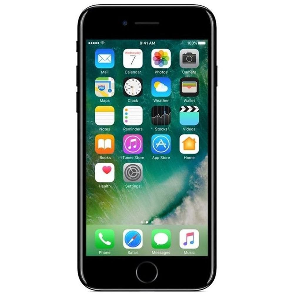 Usado: iPhone 7 128GB Preto Brilhante Bom - Trocafone