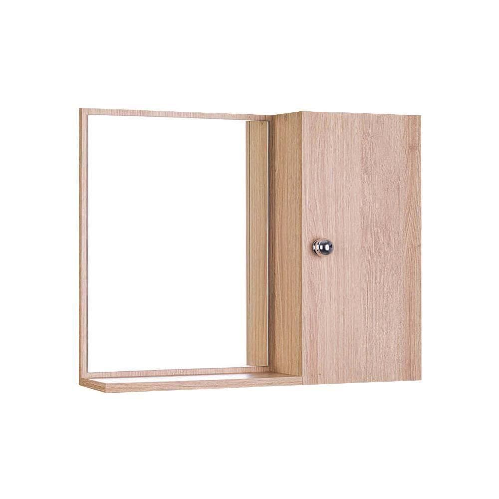 Espelho para Banheiro com Armário Carvalho