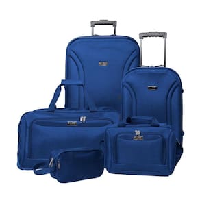 Conjunto Malas de Viagem Friburgo 5 Peças - Azul