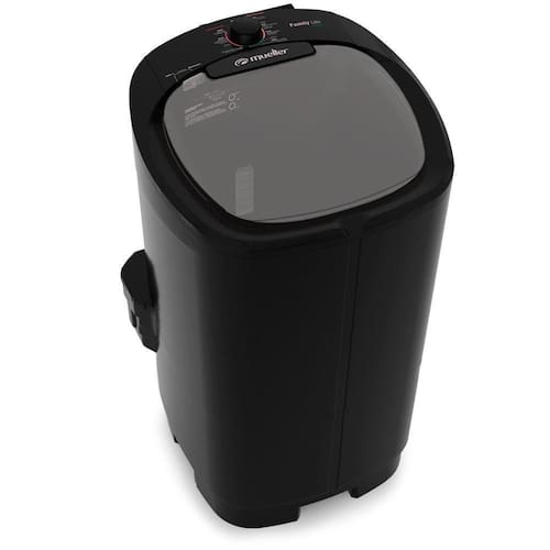 imagem-Lavadora Semiautomática Mueller Family Lite 10kg Preta - 110V