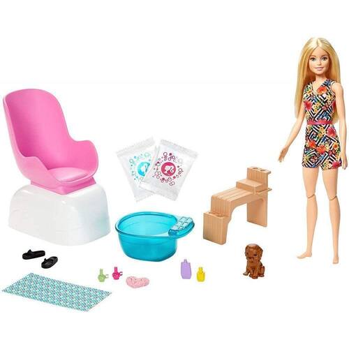 Boneca Barbie Mani-Pedi Spa Salão de Manicure Casas Bahia