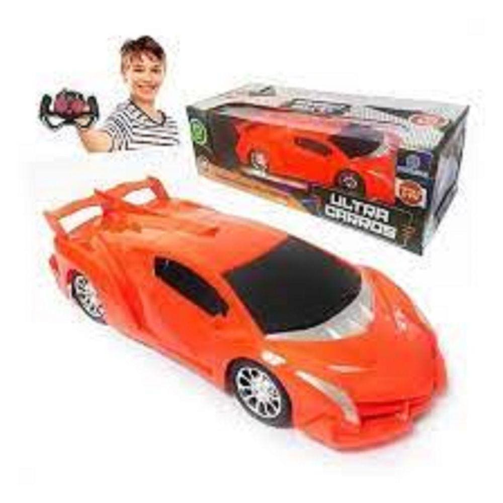 Carrinho Controle Remoto Brinquedo Criança Ultra Carros - Polibrinq