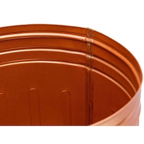 Lixeira Rose Gold 100 Litros Lata De Lixo Americana Cobre