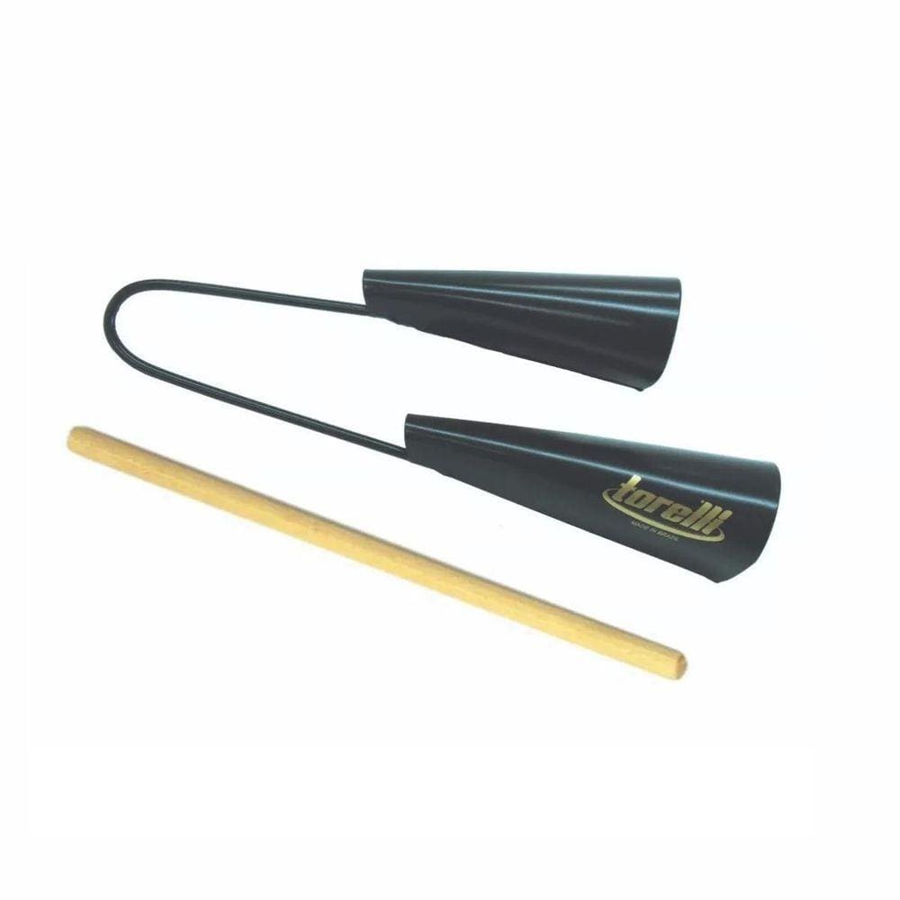 Agogo Duplo Grande Preto Torelli To019