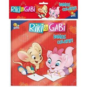 Vamos Colorir! Kit Livro (+ Lápis de Cor) - Riki
