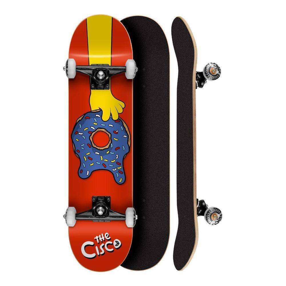 Skate Montado Cisco Profissional Serie The Cisco Dunuts Red 8.0 - Abec 5