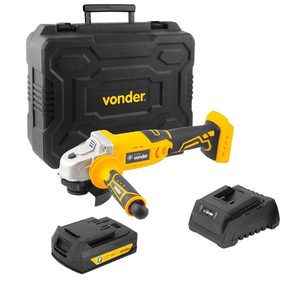 Esmerilhadeira 4.1/2" Bateria 18V 2AH IEV1808 Vonder