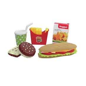 Kit Lanchinho Com Doce Fast Food - Pais E Filhos