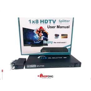 Splitter Distribuidor Hdmi 1x8 Full Hd 3d 4kdk108