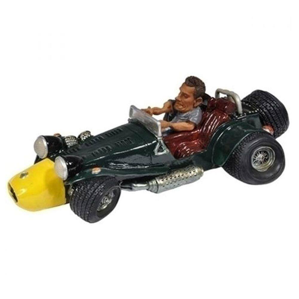 Mini Caricatura Carro Lotus Conversível - Estatueta Decorativa em Resina