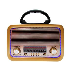 Radio Am Fm Vintage Led Lanterna Usb Bluetooth Aux