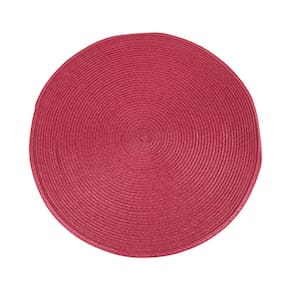 Jogo Americano Le New Pvc e Poliéster Vermelho 40cm 1 Peça