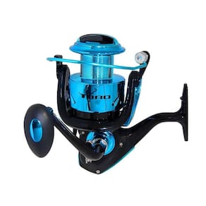 Molinete Pesca Pesada Tamanho Grande Maruri Toro 6000 3 Rolamentos Azul