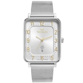 Relógio Technos Classic Slim Social Prateado Gm10Ys/1B