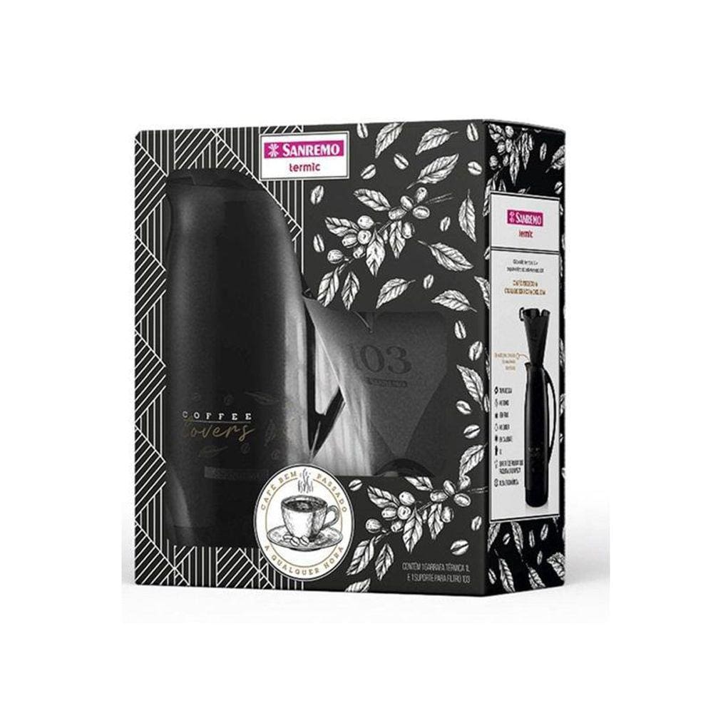 Garrafa Térmica 1L Com Suporte Filtro Café Sanremo Sr1002/60