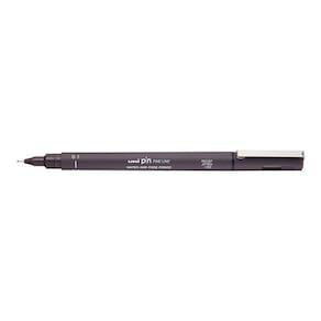 Caneta Uni Pin Fine Line Cinza Escuro 0.1Mm Mitsubishi