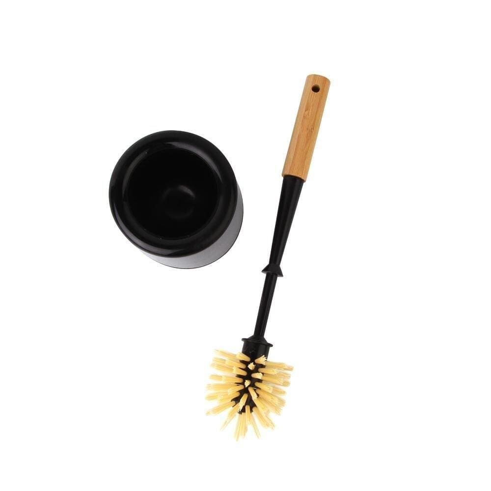 Escova Sanitária Bambu Natural e Preto - A/CASA