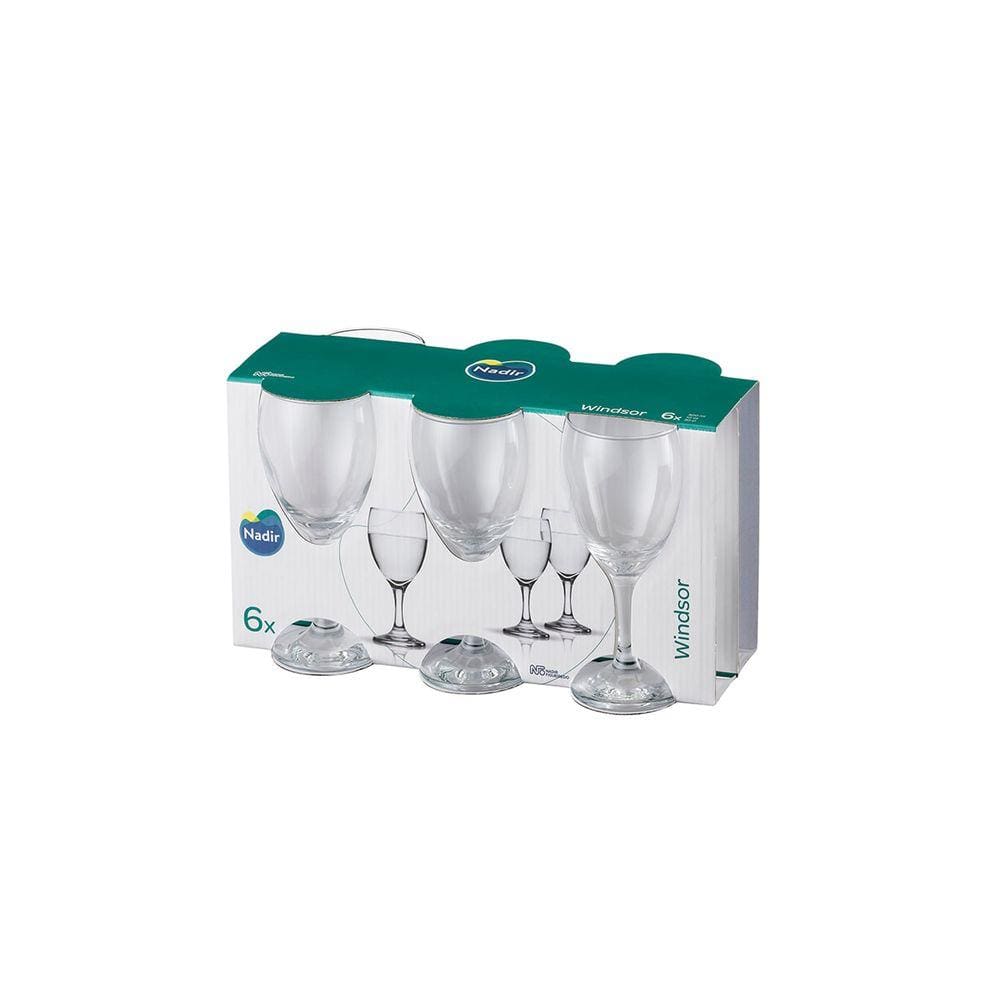 Jogo de Taças Para Água Nadir Windsor 300ml 6 Peças