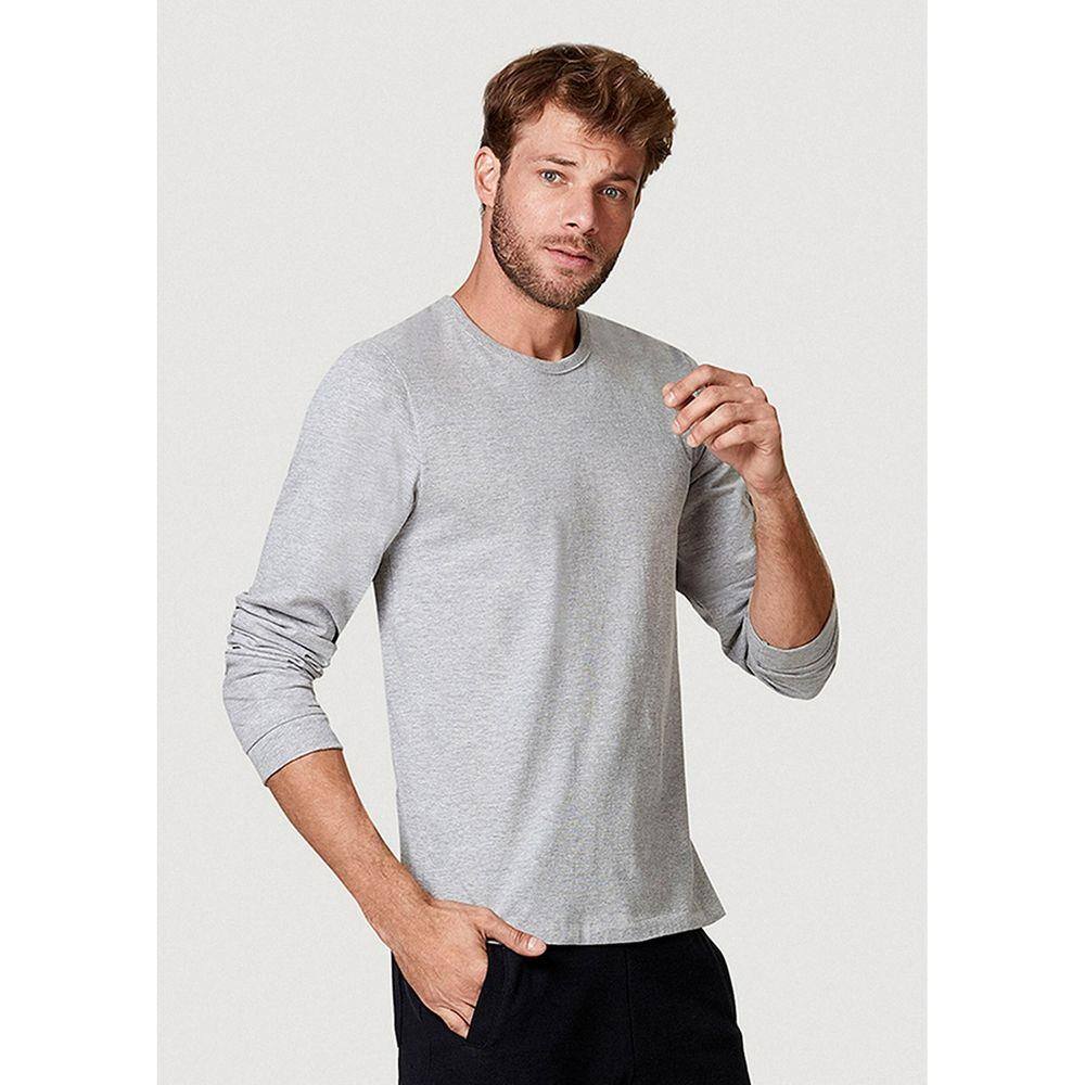 blusa basica hering manga longa