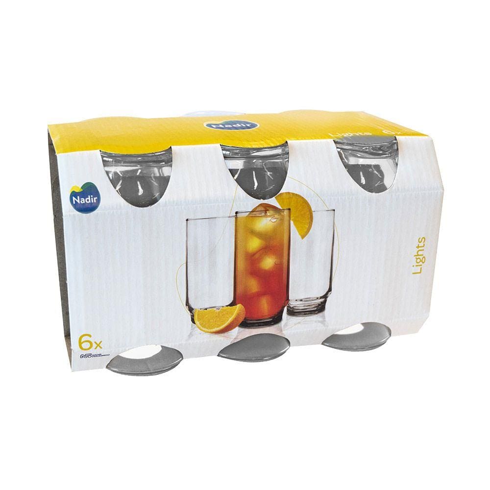 Jogo Copo Americano Long Drink 300ml 6 pçs, Nadir