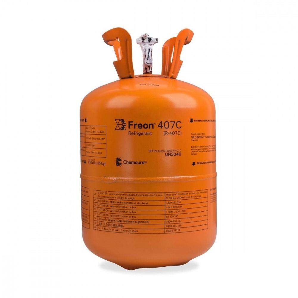Fluído Gás Refrigerante Chemours R407C 11,35kg UN3340