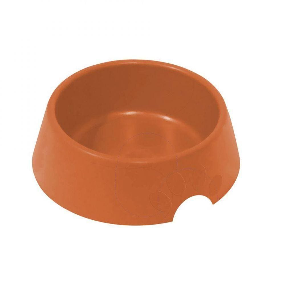 Comedouro Pop Plastico 1000 Ml Nº 3 Laranja