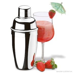 Coqueteleira Lyon 500 ml em Aço Inox Brinox