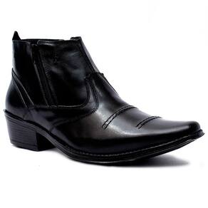 Bota Country Cla-Clê Masculina Couro Cano Curto Confortável