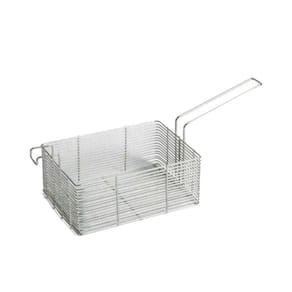 Cesto Para Frituras Arame em Aço Inox Reforçado 24x11x15cm